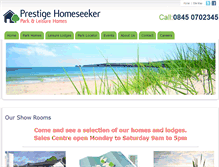 Tablet Screenshot of homeseekerhomes.co.uk